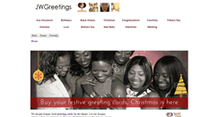 Desktop Screenshot of jwgreetings.co.uk